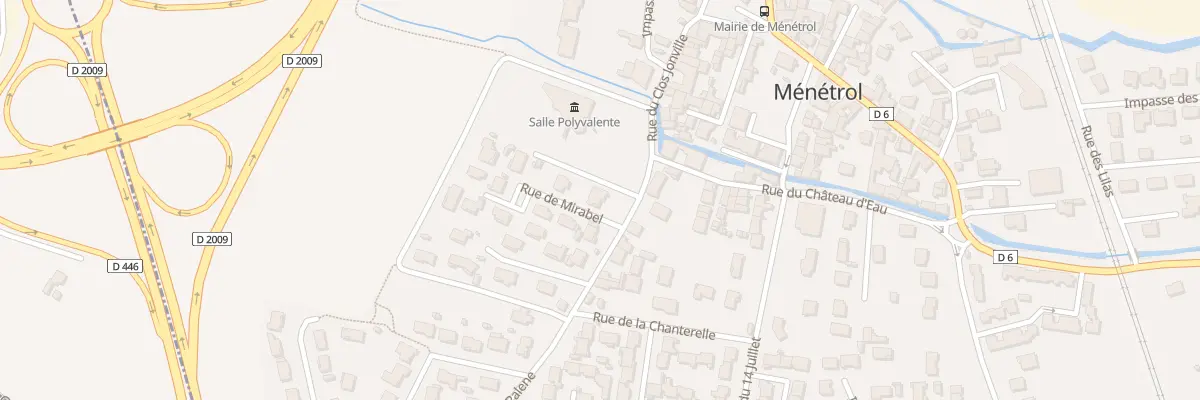 Plan du 3 Rue de la Palène à Ménétrol