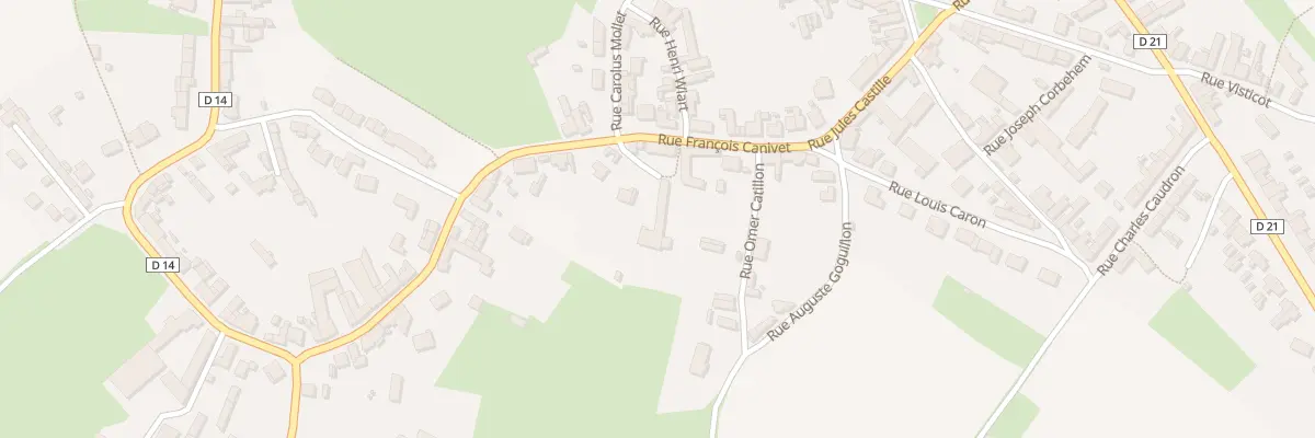 Plan du 9 Rue François Canivet à Oisy-le-Verger