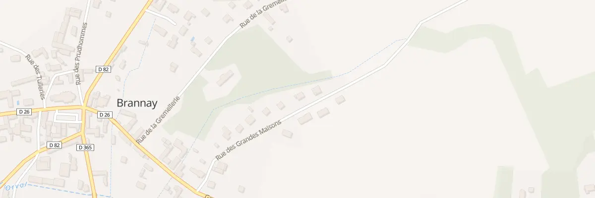 Plan du 13 Rue des Gdes Maisons à Brannay