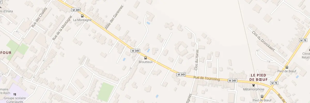 Plan du 91Q Rue de Tourcoing à Roncq