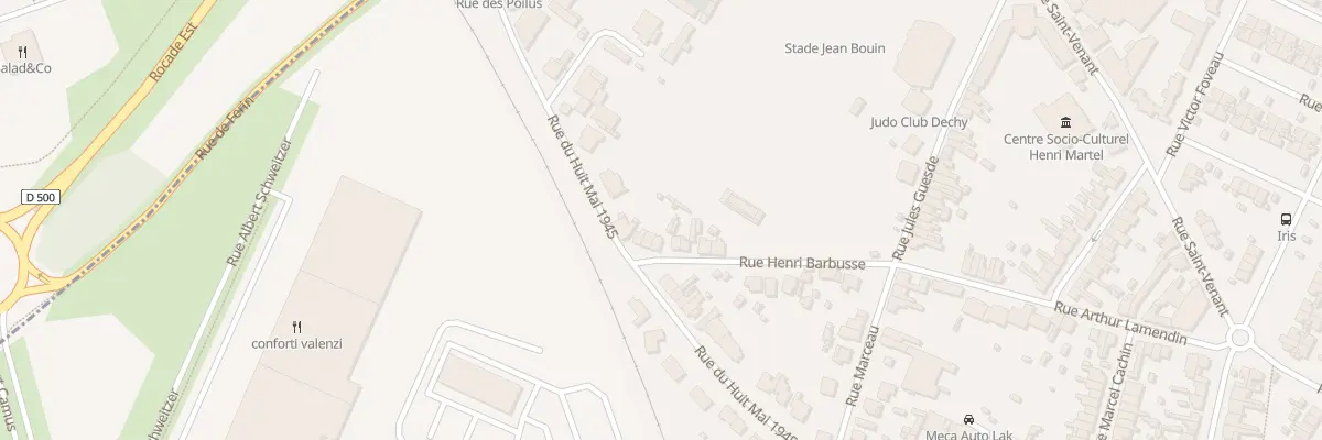 Plan du 12 Rue Henri Barbusse à Dechy