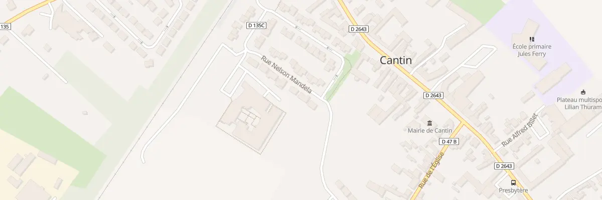 Plan du 12 Rue Nelson Mandela à Cantin