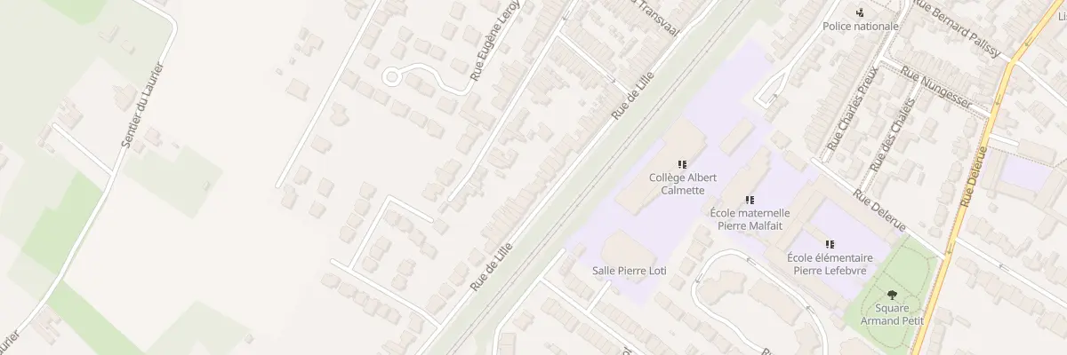 Plan du 98 Rue de Lille à Wasquehal