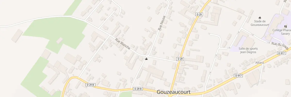 Plan du 21 Rue Neuve à Gouzeaucourt