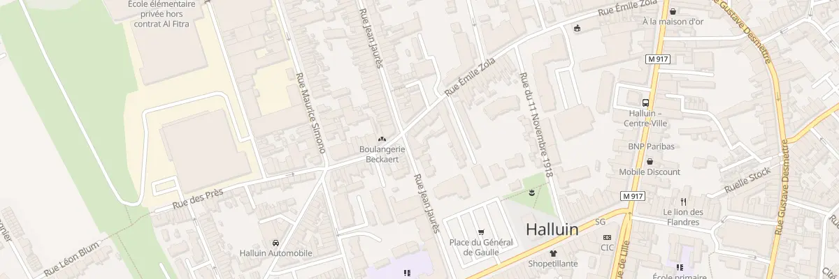 Plan du 61 Rue Émile Zola à Halluin
