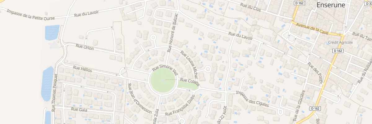 Plan du 7 Rue Louise Michel à Nissan-lez-Enserune