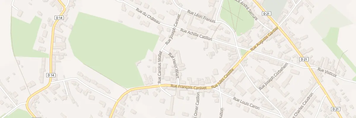 Plan du 3 Rue Henri Wiart à Oisy-le-Verger