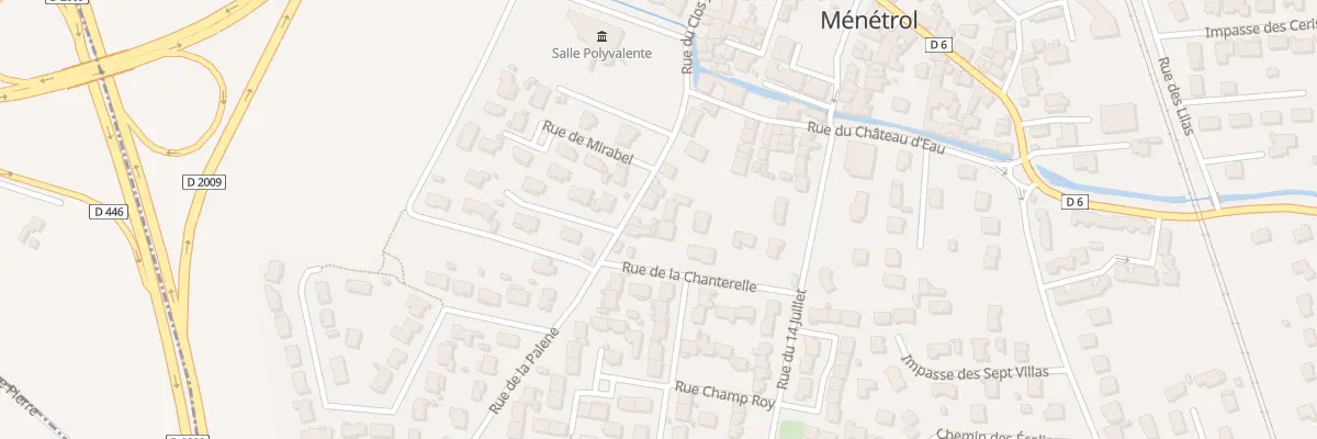 Plan du 8B Rue de la Palène à Ménétrol