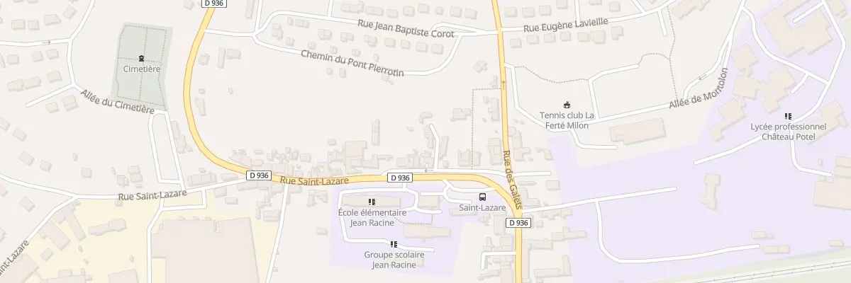 Plan du 3 Vc Cense Caillet à La Ferté-Milon