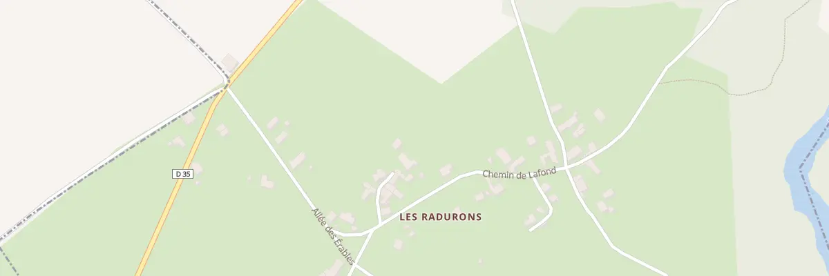 Plan du 4 Che Pt Chem de Lafond Radurons à Saint-Bonnet-de-Rochefort