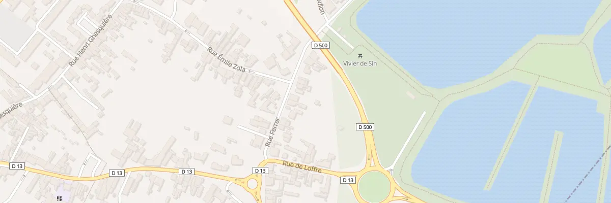 Plan du 96 Rue Ferrer à Sin-le-Noble