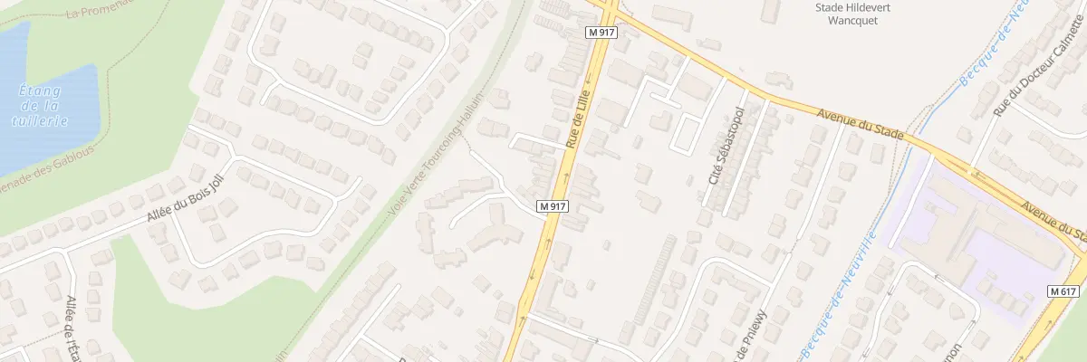 Plan du 288 Rue de Lille à Halluin