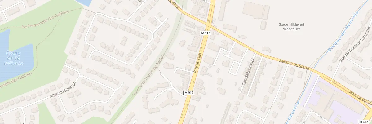 Plan du 276 Rue de Lille à Halluin