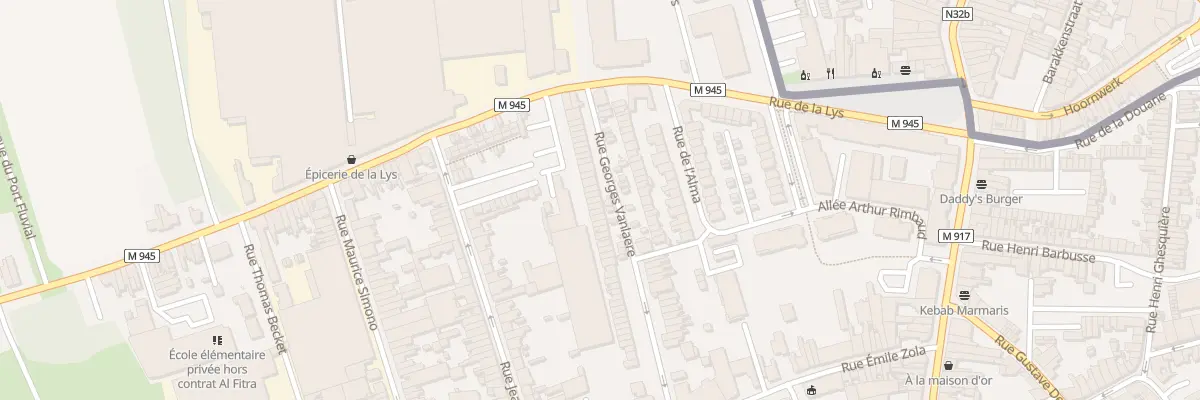 Plan du 63 Rue Georges Vanlaere à Halluin