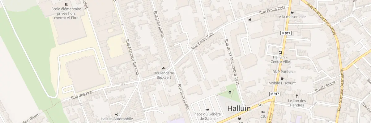 Plan du 55 Rue Émile Zola à Halluin