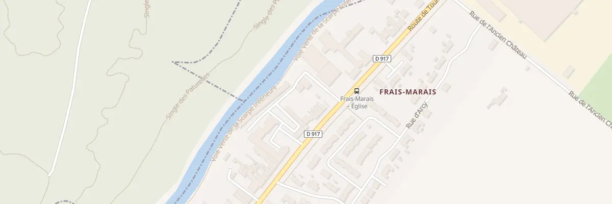 Plan du 3641 Rte de Tournai à Douai