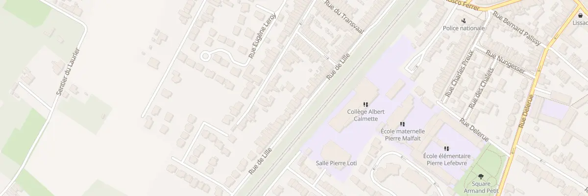 Plan du 90 Rue de Lille à Wasquehal