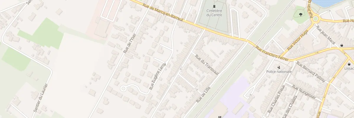 Plan du 30 Rue de l’Égalité à Wasquehal