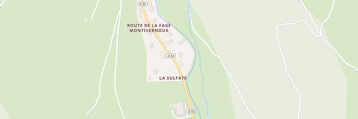 Plan du 5085 La Sulfate à Fournels