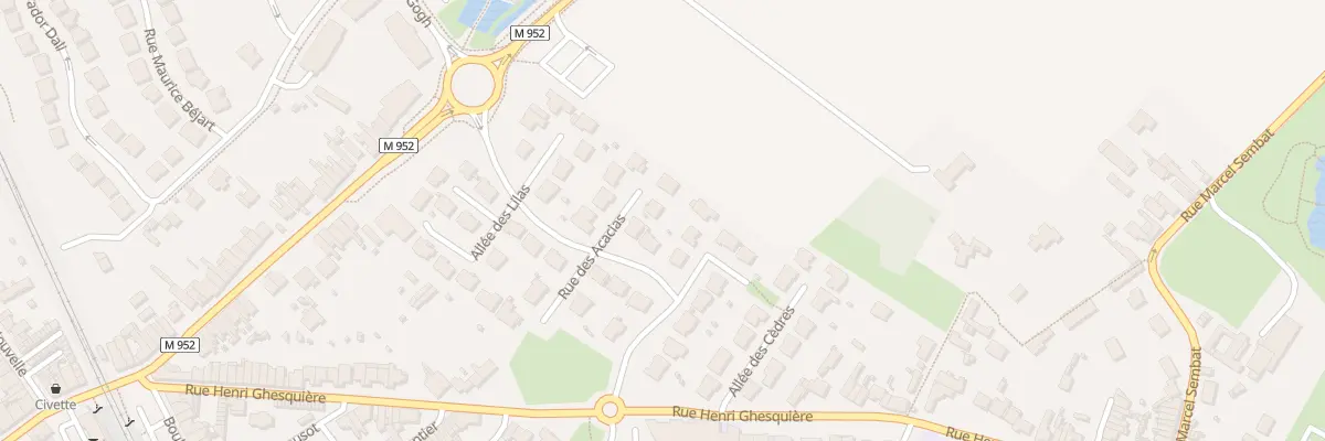 Plan du 10 Rue Acacias à Lesquin