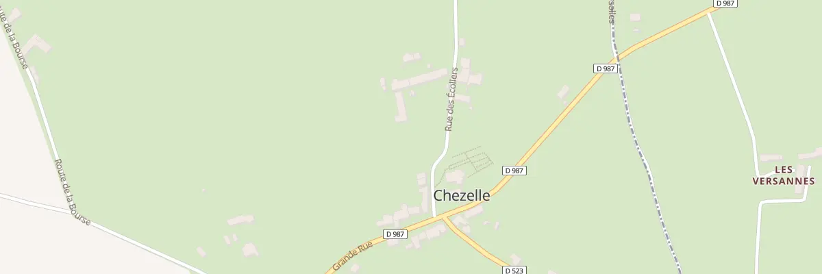 Plan du 5096 Les Contamines à Chezelle