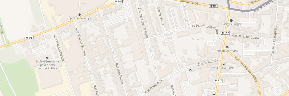 Plan du 31 Rue Georges Vanlaere à Halluin