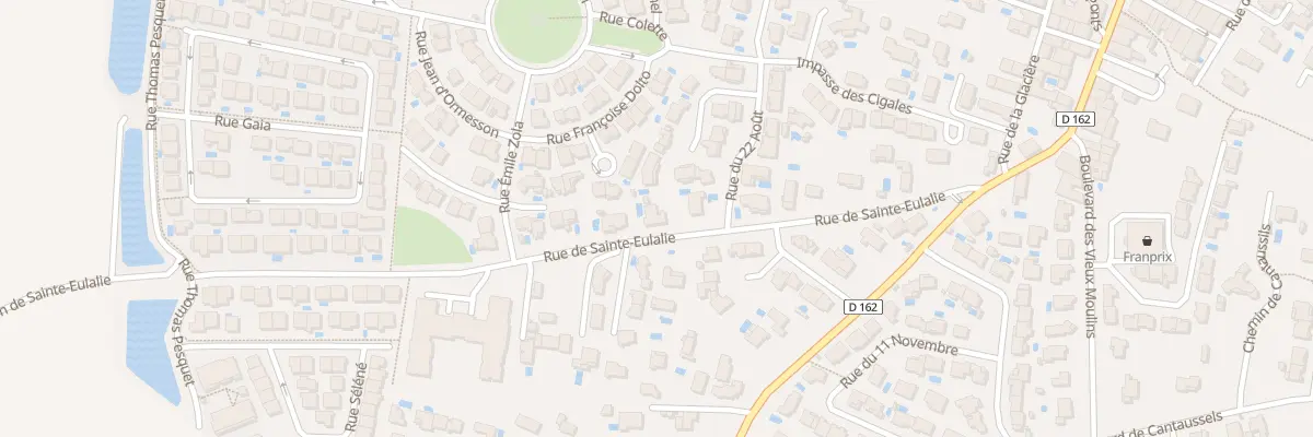 Plan du 18 Rue Ste Eulalie à Nissan-lez-Enserune