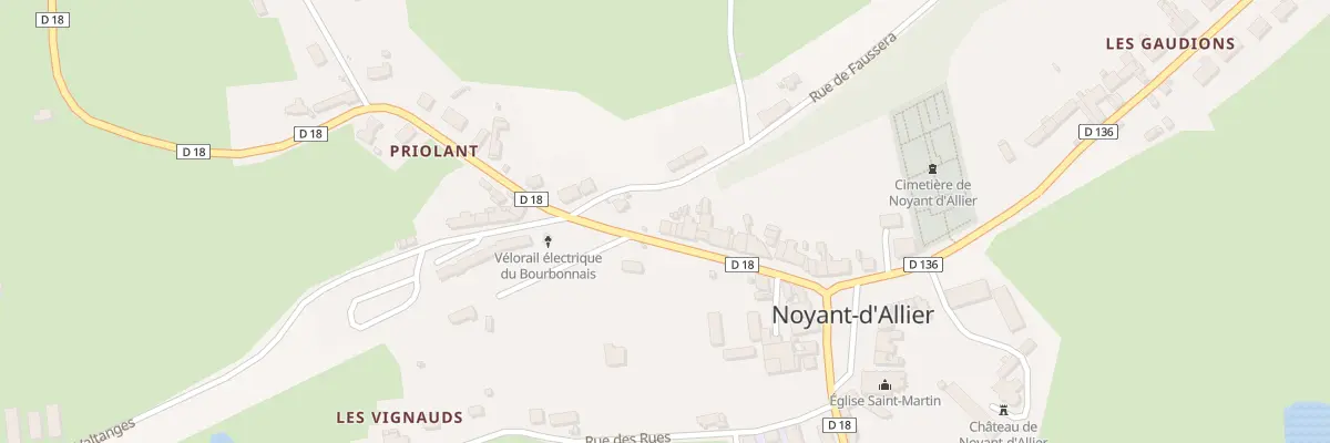 Plan du 24 Rue de la Gare à Noyant-d’Allier