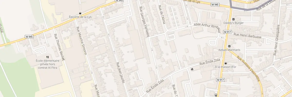 Plan du 29 Rue Georges Vanlaere à Halluin