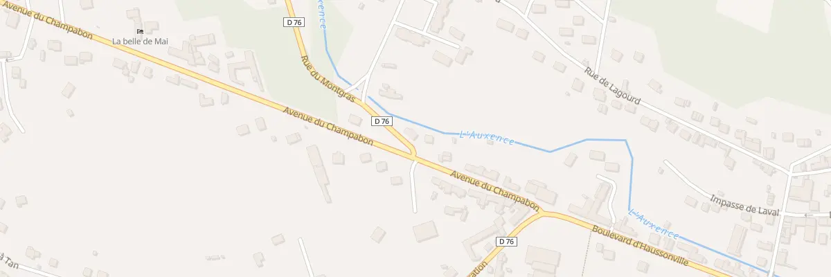 Plan du 2 Rue du Montgras à Donnemarie-Dontilly