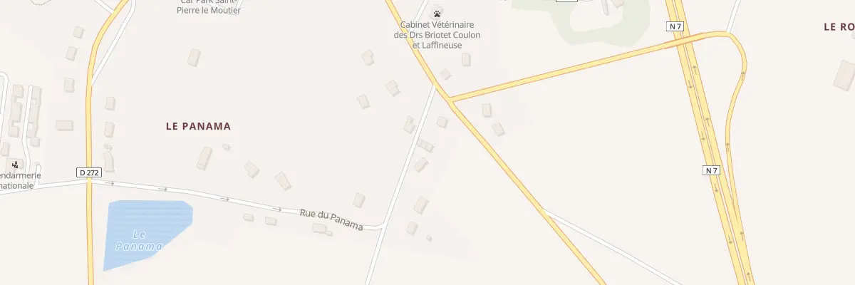 Plan du 3 Rue du Panama à Saint-Pierre-le-Moûtier