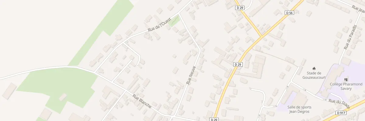 Plan du 131 Rue Neuve à Gouzeaucourt