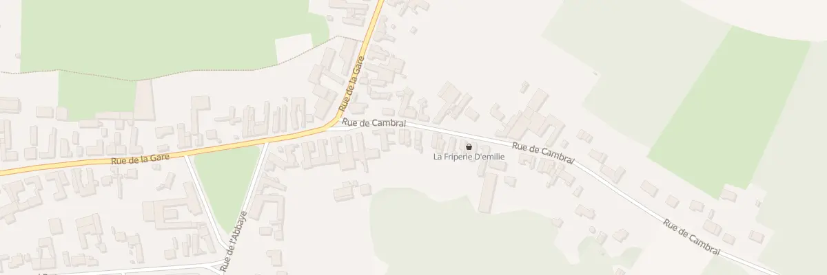 Plan du 8 Rue de Cambrai à Bourlon