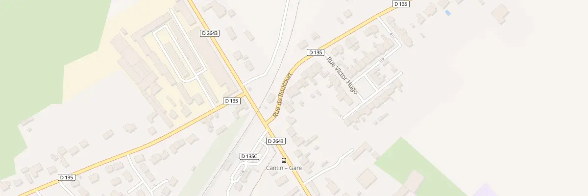 Plan du 6 Rue de Roucourt à Cantin