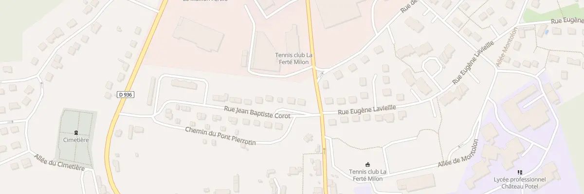 Plan du 17 Rue Jean Baptiste Corot à La Ferté-Milon