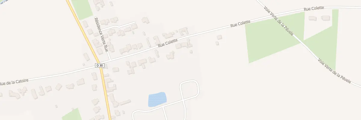 Plan du 1065 Rue Colette à Faumont