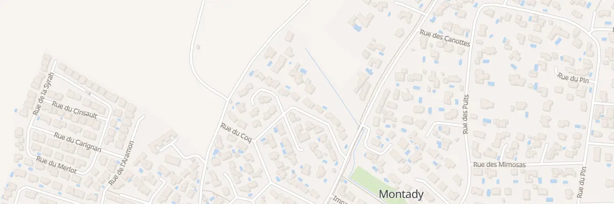 Plan du 9 Rue des Cygnes à Montady
