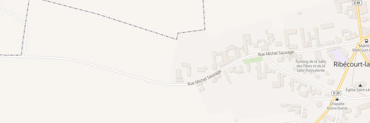 Plan du 30 Rue Michel Sauvage à Ribécourt-la-Tour