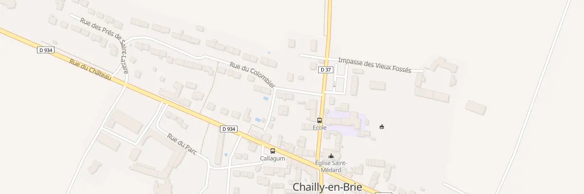 Plan du 3 Rue du Colombier à Chailly-en-Brie