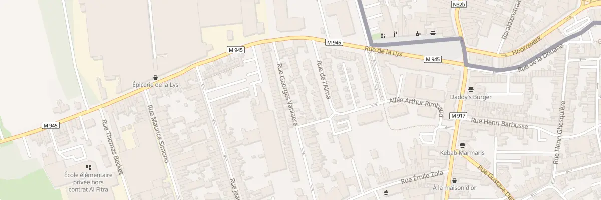 Plan du 66 Rue Georges Vanlaere à Halluin