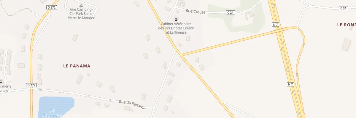 Plan du 1 Rue du Panama à Saint-Pierre-le-Moûtier