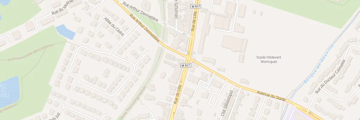 Plan du 246 Rue de Lille à Halluin
