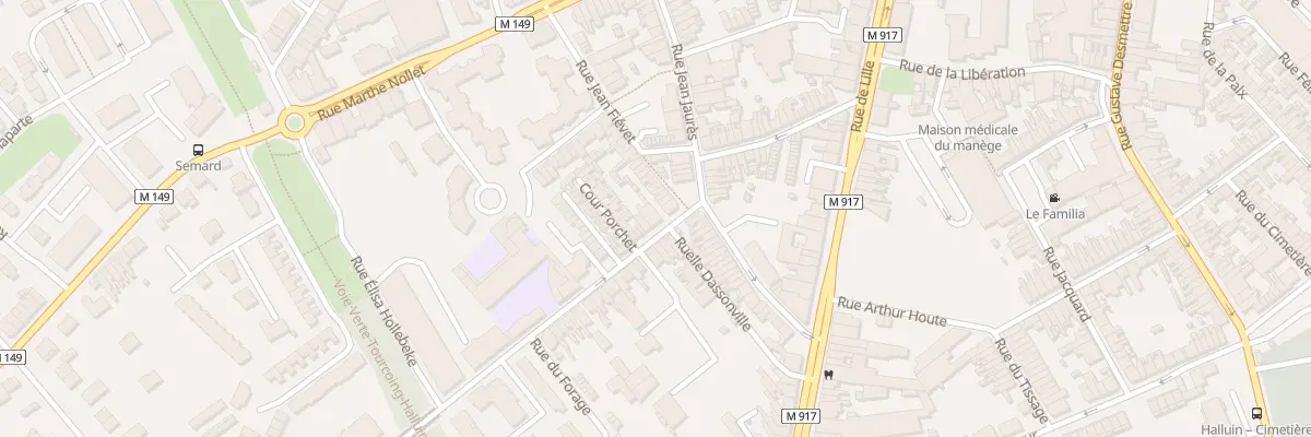 Plan du 4 Rue du Cardinal Liénart à Halluin