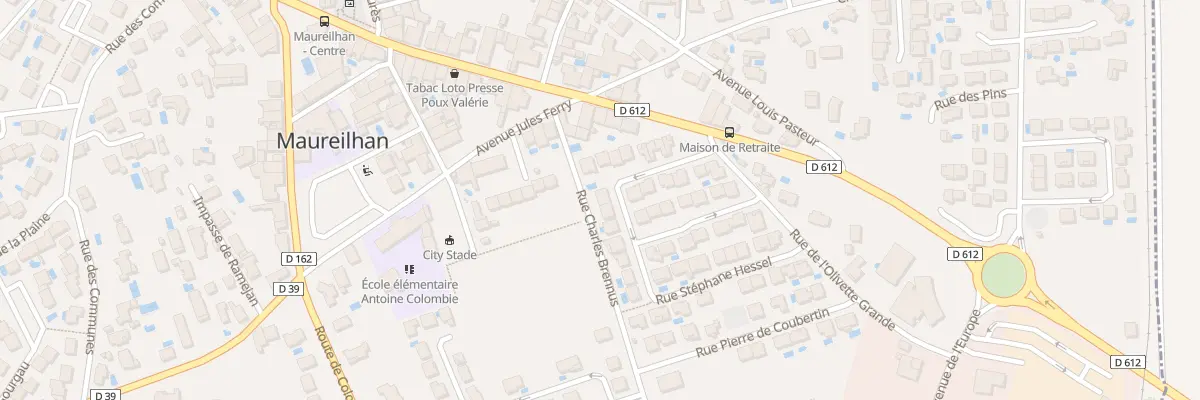 Plan du 18 Rue Stéphane Hessel à Maureilhan