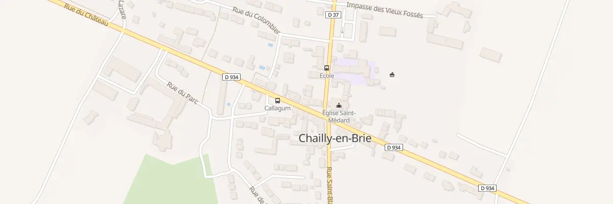 Plan du 4 Rue du Château à Chailly-en-Brie