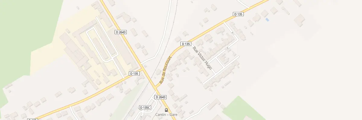 Plan du 14 Rue de Roucourt à Cantin
