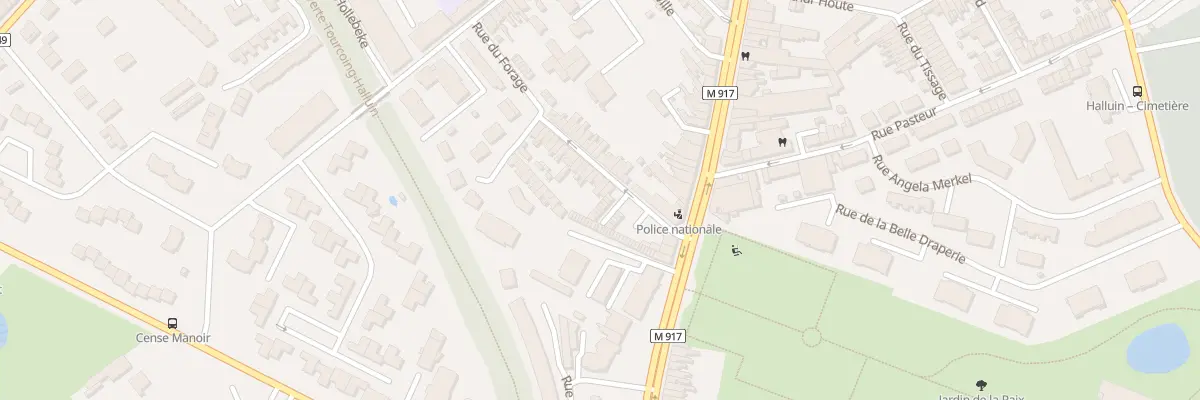 Plan du 1 Rue du Forage à Halluin