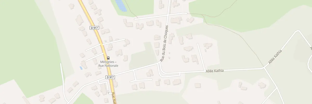 Plan du 159 Rue du Bois de Choques à Mérignies
