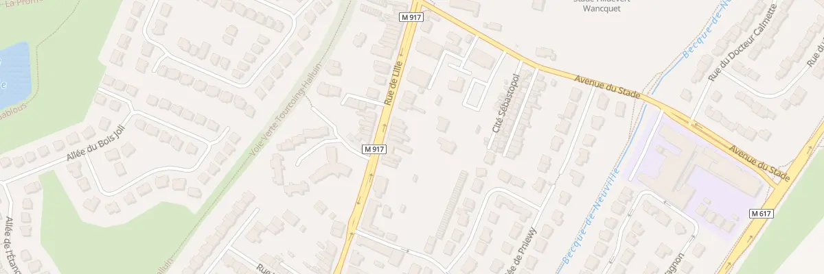 Plan du 225 Rue de Lille à Halluin