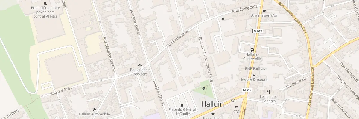Plan du 43 Rue Émile Zola à Halluin